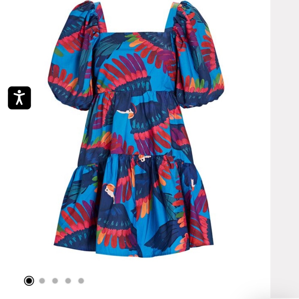 RAINBOW MACAW MINI DRESS